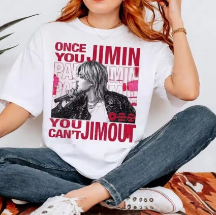 BTS Jimin Arirang Unisex T-shirt Men Women Summer 100 Cotton Shirt Fashion High Quality Short Sleeved Top Streetwear