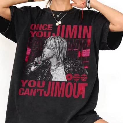 BTS Jimin Arirang Unisex T-shirt Men Women Summer 100 Cotton Shirt Fashion High Quality Short Sleeved Top Streetwear
