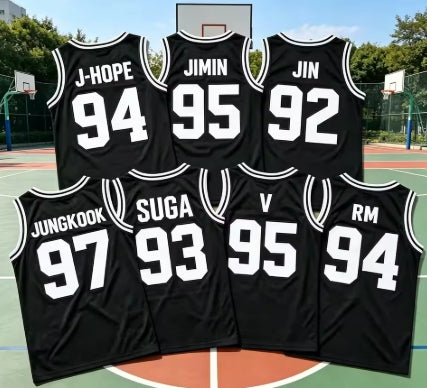 2026 New Summer BTS Print Sleeveless T-Shirt KPOP Fandom Outfits Top Basketball Training